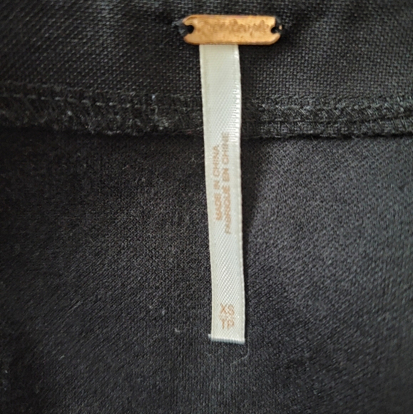 Free People Cutout Back High Neck Cool Mini Fit & Flare Dress, Black, Size XS - Picture 9 of 9